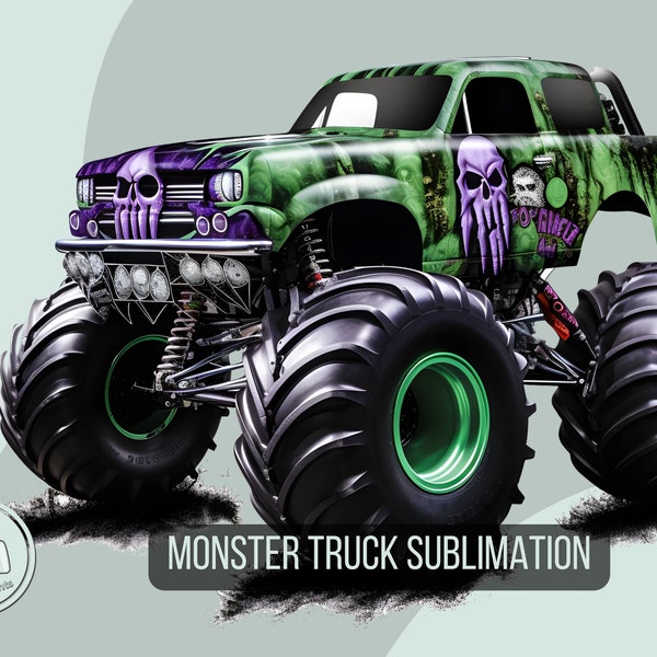 Monster Truck Png Sublimation Design, Truck Png, Extreme Vehicle Png, digital Download instant, monster truck png for tumblers