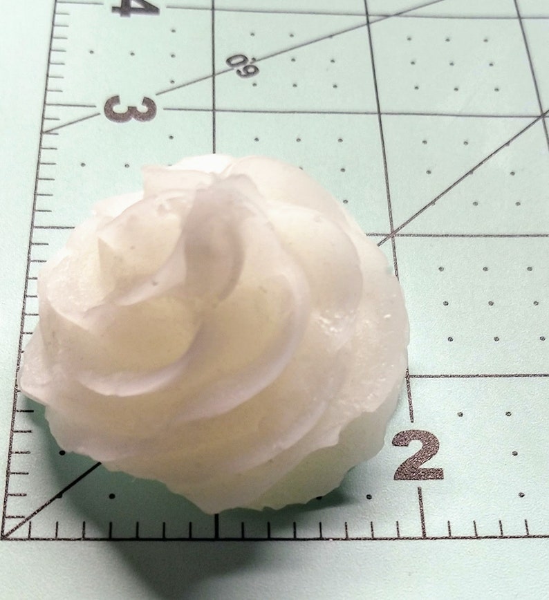 1pc Realistic Whipped Cream Dollop Silicone Mold Food Shape Soap Mold Whip Cream Dollop Shape Wax Candle Mold Not Food Grade image 4