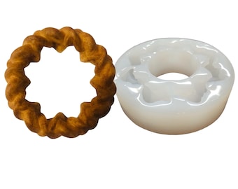 4" getwijnde taartbodem topper | Siliconen mal taartvorm | Zeep| Kaars | Mal voor was| Mal voor | Niet foodgrade
