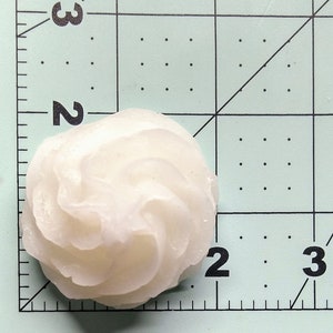 1pc Realistic Whipped Cream Dollop Silicone Mold Food Shape Soap Mold Whip Cream Dollop Shape Wax Candle Mold Not Food Grade image 5