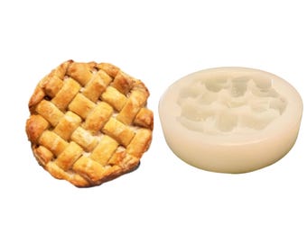 Siliconen mal van 5,5 inch met roostertaartkorst | Zeep/kaars/hars (niet geschikt voor levensmiddelen)
