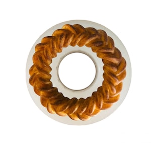 4&quot; Braided Pie Crust Topper| Pie Crust Shape Silicone Mold| Soap| Candle | Mold for Wax| Mold for | Not Food Grade