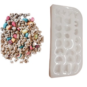 24Pc Luckie Charmin Cereal Type Silicone Mold. For | Wax| Candle Embeds| Soap Silicone Mold| Not Food Grade