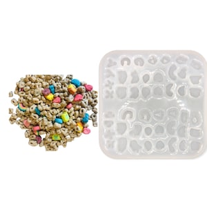 48Pc Luckie Charmin Cereal Type Silicone Mold. For | Wax| Candle Embeds| Soap Silicone Mold| Not Food Grade