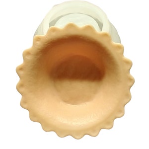 4.7&quot; Whole Pie Crust Silicone Mold| Pie Crust Shape Silicone Mold| Soap| Candle | Mold for Wax | Not Food Grade