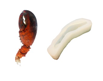 1pc Realistic Cooked Right Lobster Claw Silicone Mold| Food Shape Silicone Mold| Soap| Candle | Mold for Wax| Mold for | Not Food Grade