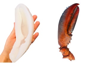 1pc Realistic Cooked Left Lobster Claw Silicone Mold| Food Shape Silicone Mold| Soap| Candle | Mold for Wax| Mold for | Not Food Grade