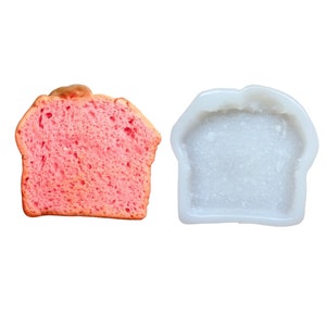 1pc Realistic Pound Cake Slice| Dessert Shape Silicone Mold| Soap| Candle | Mold for Wax| Mold for | Not Food Grade
