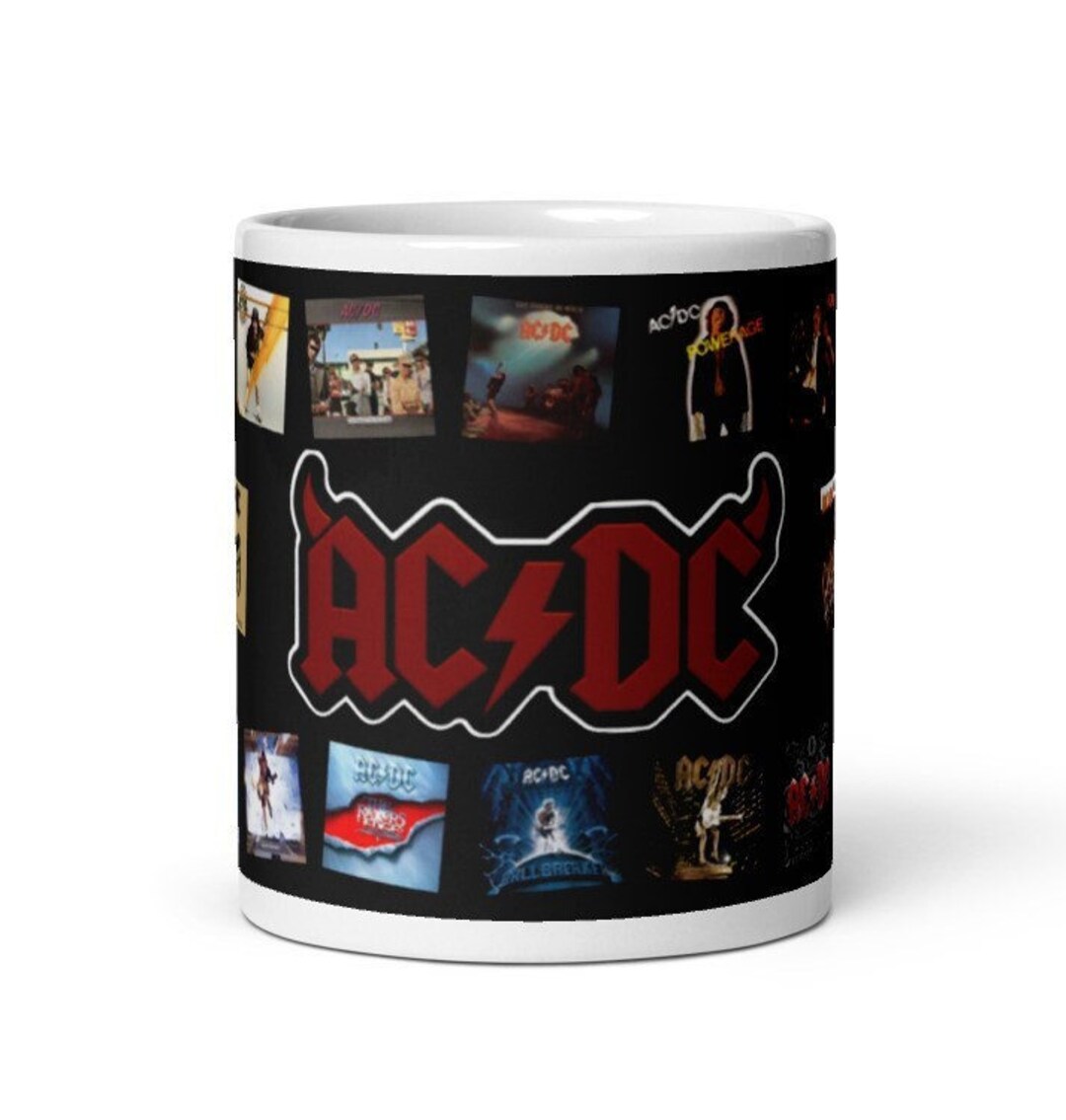 AC/DC Rock Band Mug, Ac/dc Albums Pics, Ac/dc Gifts, - Etsy