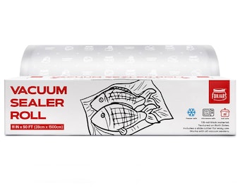Forjars® Vakuumierrolle - 11 in x 50 ft, 7,5 Mil Dicke