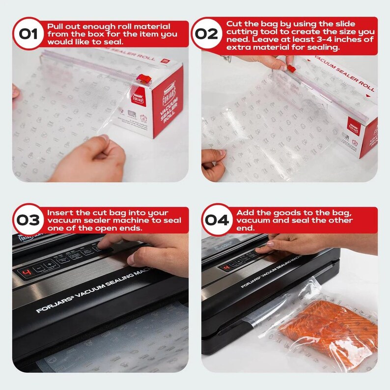 ForJars Vacuum Sealer Bags - Thumbnail 2