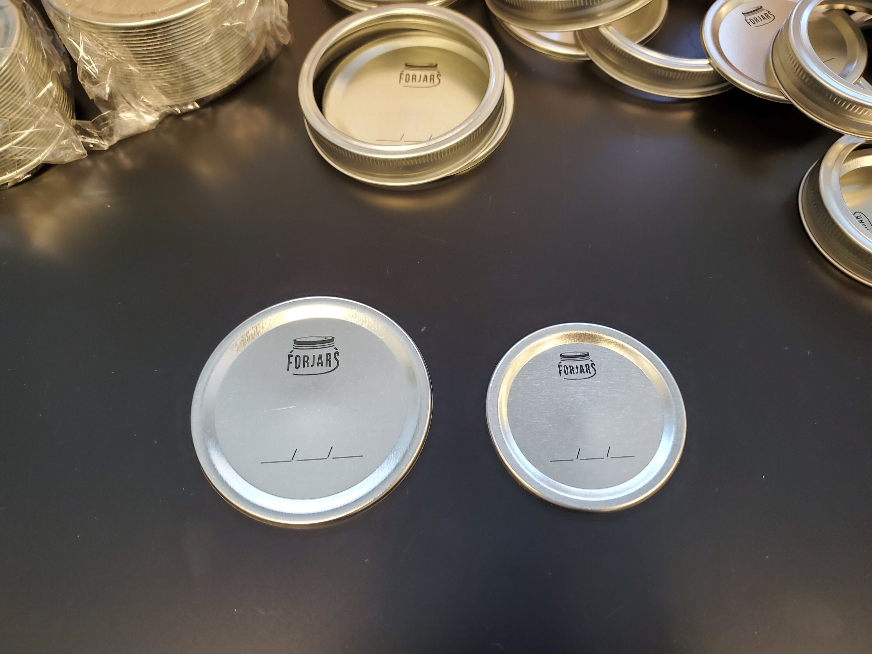 FREE Shipping 200 Canning Lids 100 Wide Mouth and 100 Regular Etsy