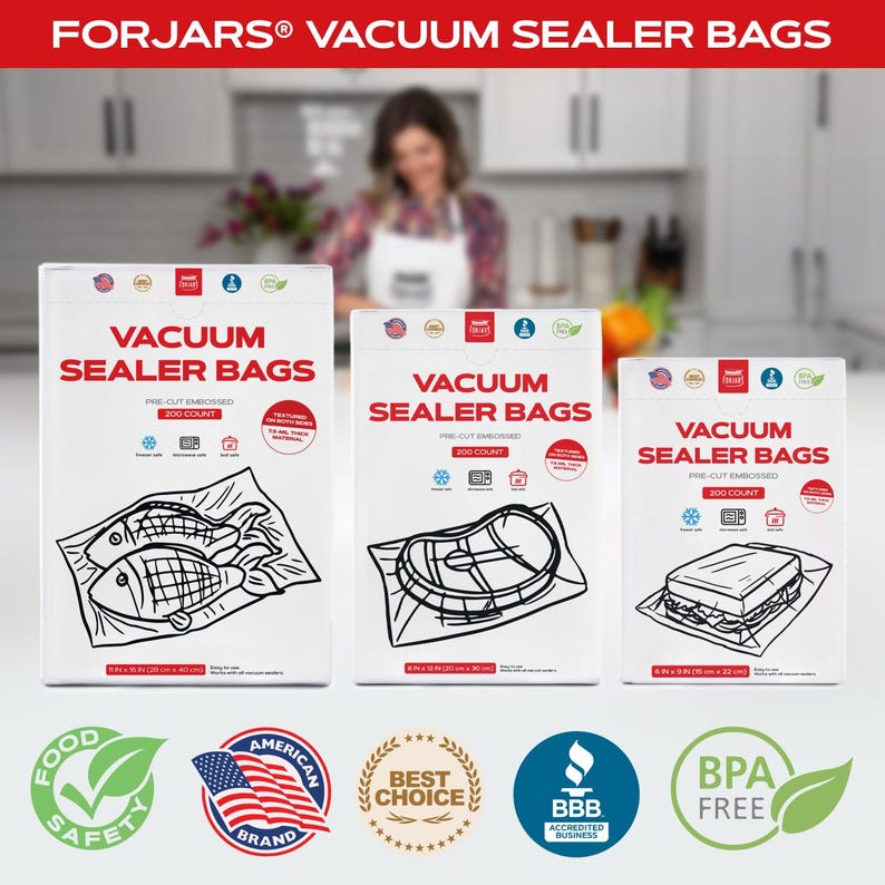 ForJars Vacuum Sealer Bags - Thumbnail 3