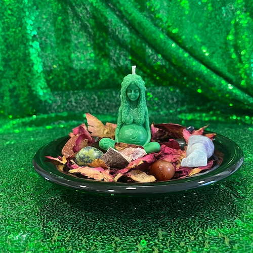 Goddess Gaia Candle Mother Earth Candle Large Gaia Candle Etsy