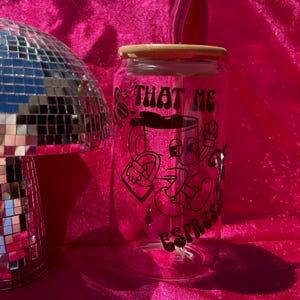 Espresso by Sabrina Carpenter Glass Coffee Cup- "That Me Espresso"