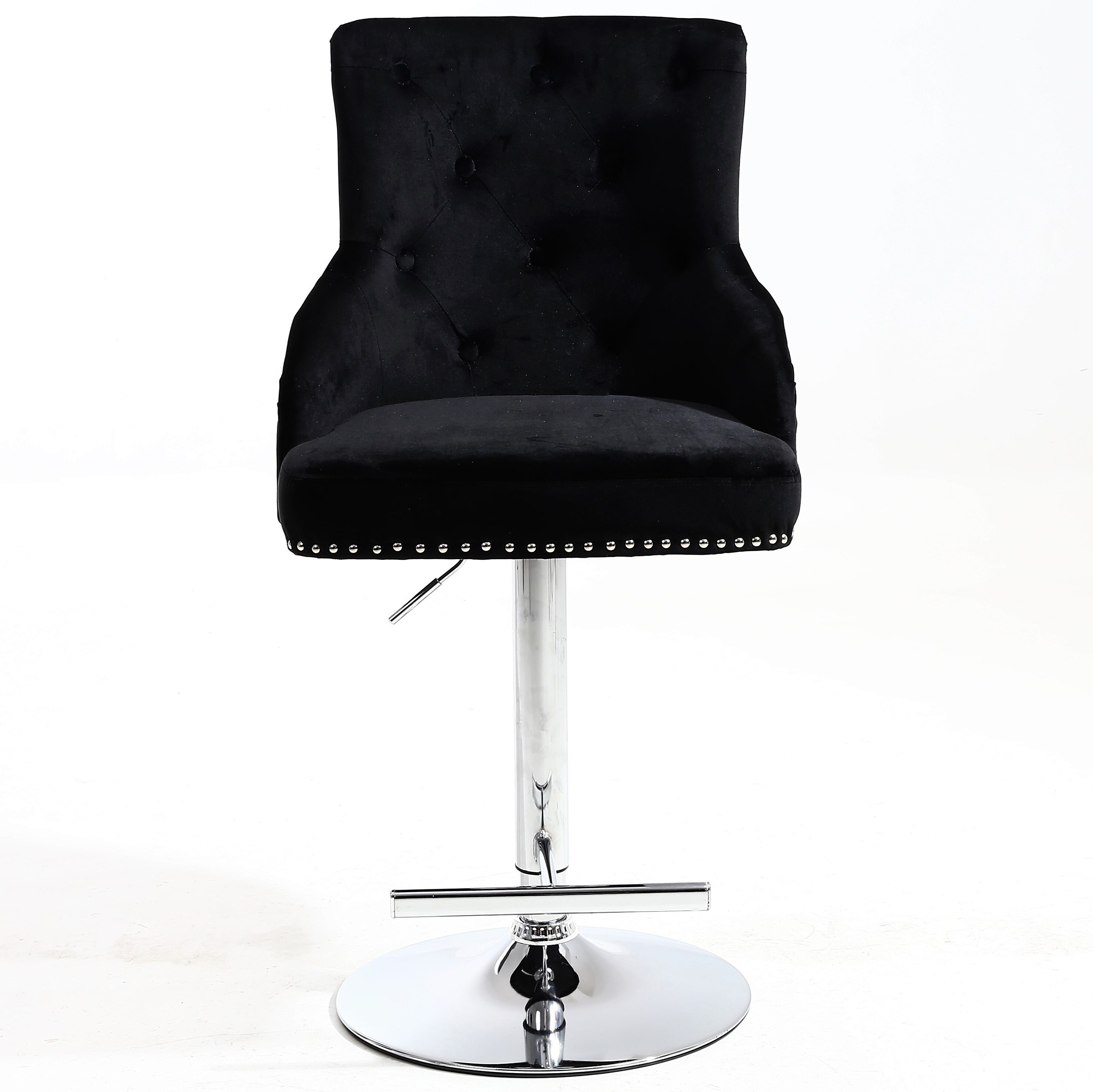 Bar stools with door on sale knocker on back