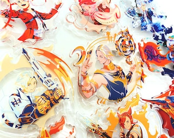 FFXIV - Scions of the Seventh Dawn + Zero (Spille in acrilico)