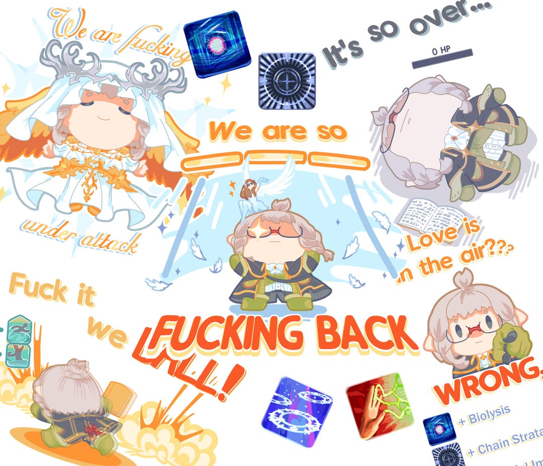 FFXIV - Lalafell Scholar Sticker Sheet - Etsy