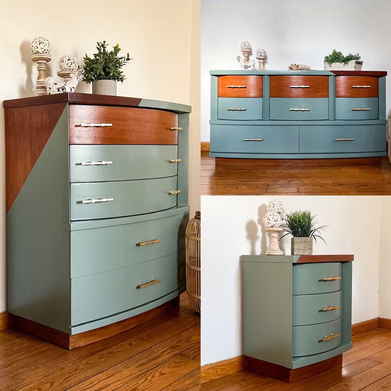 SOLD Mid Century Modern 3 Piece Bedroom Set Local Pick up Only Etsy