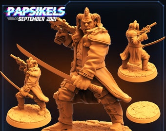 Troll Street Samurai - September 2021 release - Cyberpunk - Suitable for Stargrave, Starfinder, any Sci-Fi tabletop game