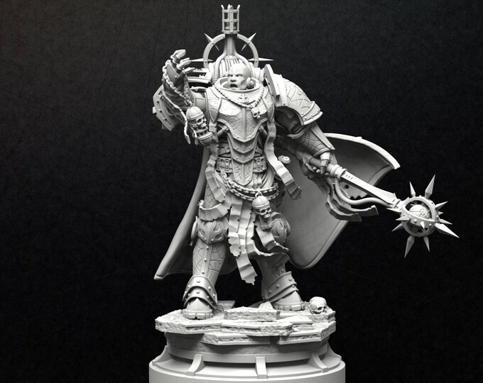The Chaos Priest - 50mm scale - Multi-piece Kit - Advanced