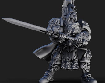 Custard Magnus "The Untamed" Praetorian Blade Master - 1 Figure - Surrogate Miniatures - Suitable for Onepage Rules and other scifi Games