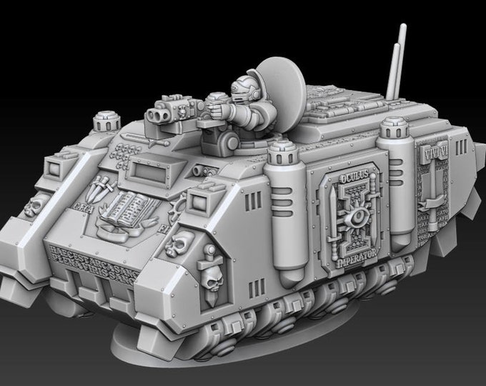 Silver Wardens Ferox Series Grav Transports - 1 Tank -  DMG Minis - Suitable for Onepage Rules and other scifi Games
