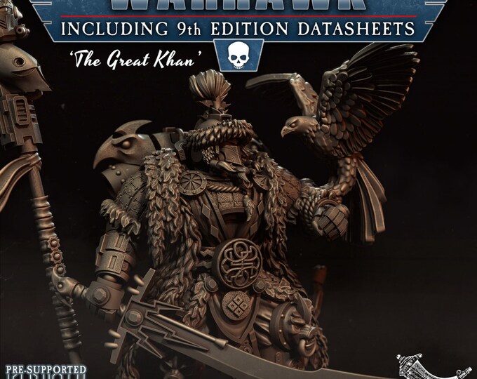The Lord of the Khans - On Foot - 50mm scale - Multi-piece Kit - Advanced