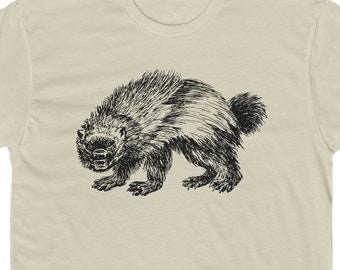 Wolverine T-Shirt: Men's Cotton Line Art Tee