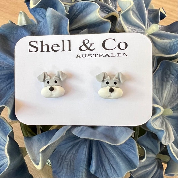 Scotty Dog Stud Earrings - Gift Idea for Animal Lovers, Teacher, Family or Friends