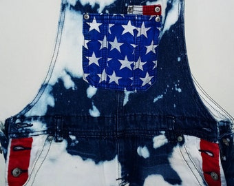 American Flag Overalls - Etsy