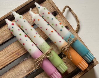 4 Confetti Candles