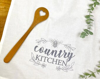 besticktes Geschirrtuch COUNTRY KITCHEN