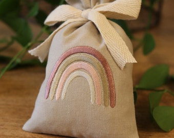 Lavender Bags Rainbow Fragrance Bags Boho Girls Baby Nursery Powder Pink Beige Natural Tones Relaxation