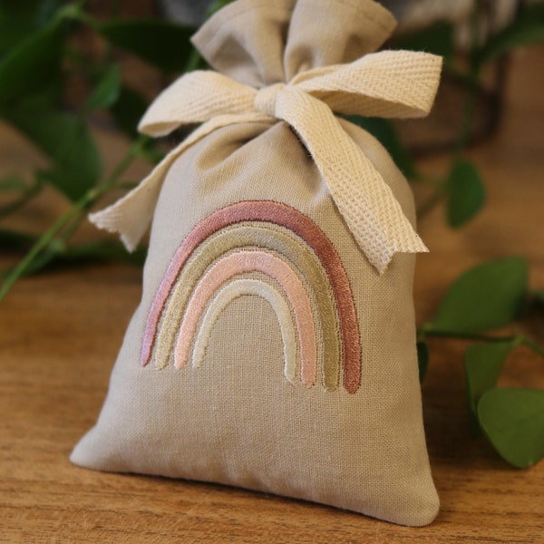 Lavender Bags Rainbow Fragrance Bags Boho Girls Baby Nursery Powder Pink Beige Natural Tones Relaxation