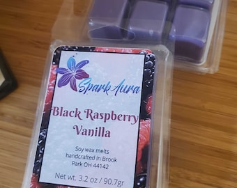 Black Raspberry Vanilla scented wax melt 3.2 oz