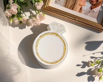 Bomba da bagno a forma di anello nuziale, regalo per la sposa, regalo per la damigella d'onore