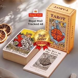 Rider Waite Smith Tarot Deck (Sealed) with 100-Page Beginner Guidebook