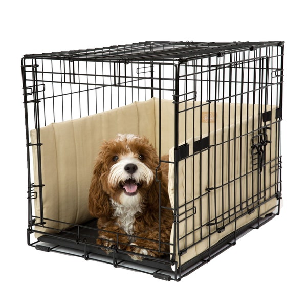 Pet Dreams Dog Crate Bumper - Wire Dog Crate Accessories, Dog Crate Training Pads for a Safe & Comfortable Crate, Dog Tail Protector