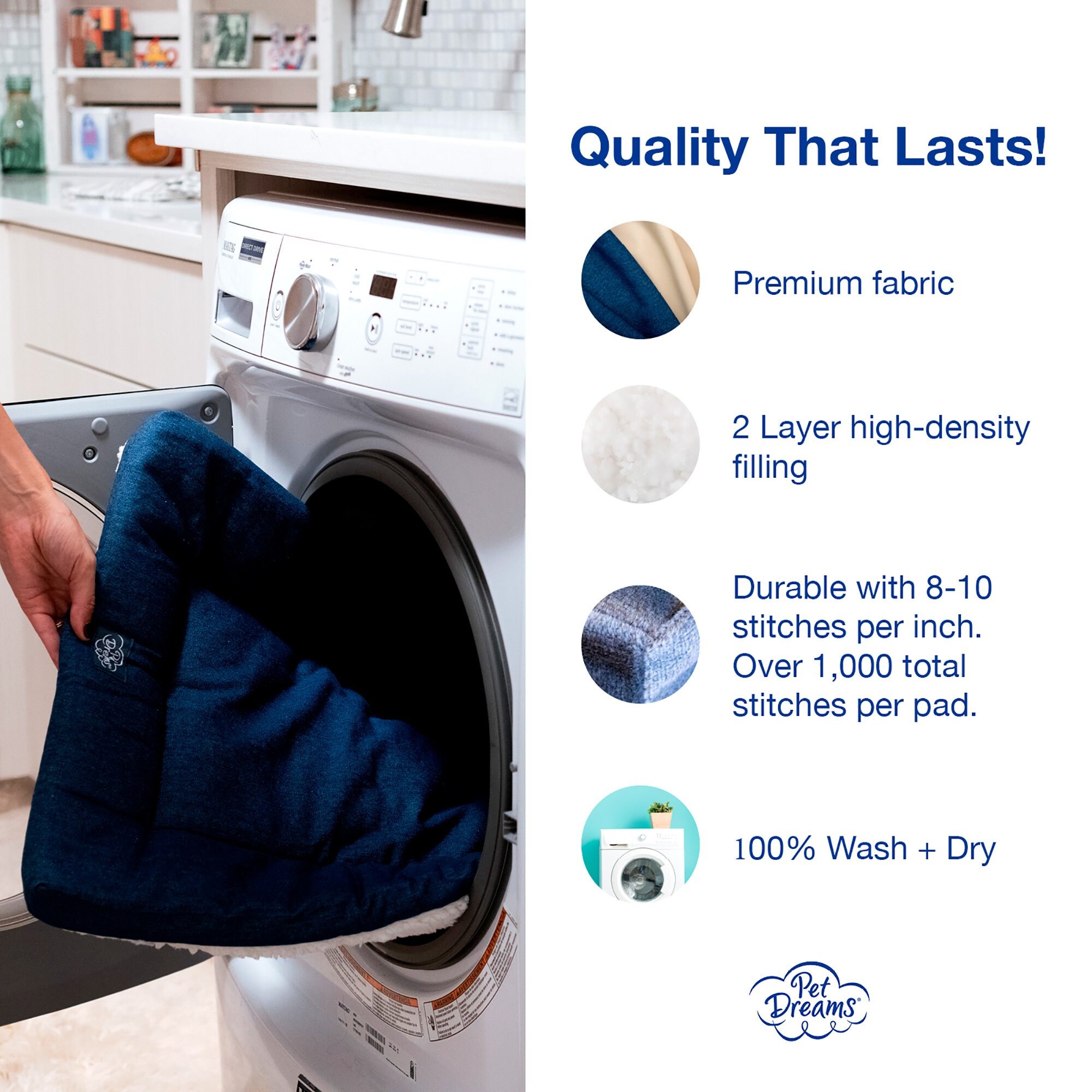 Pet Dreams Dog Crate Bumper Wire Dog Crate Accessories, Dog Crate