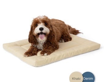Pet Dreams Dog Crate Pad - Washable Kennel Mat, Crate Pads for Dog Cages, Non-Toxic, Flat Indoor Cat Bed, Fits iCrates