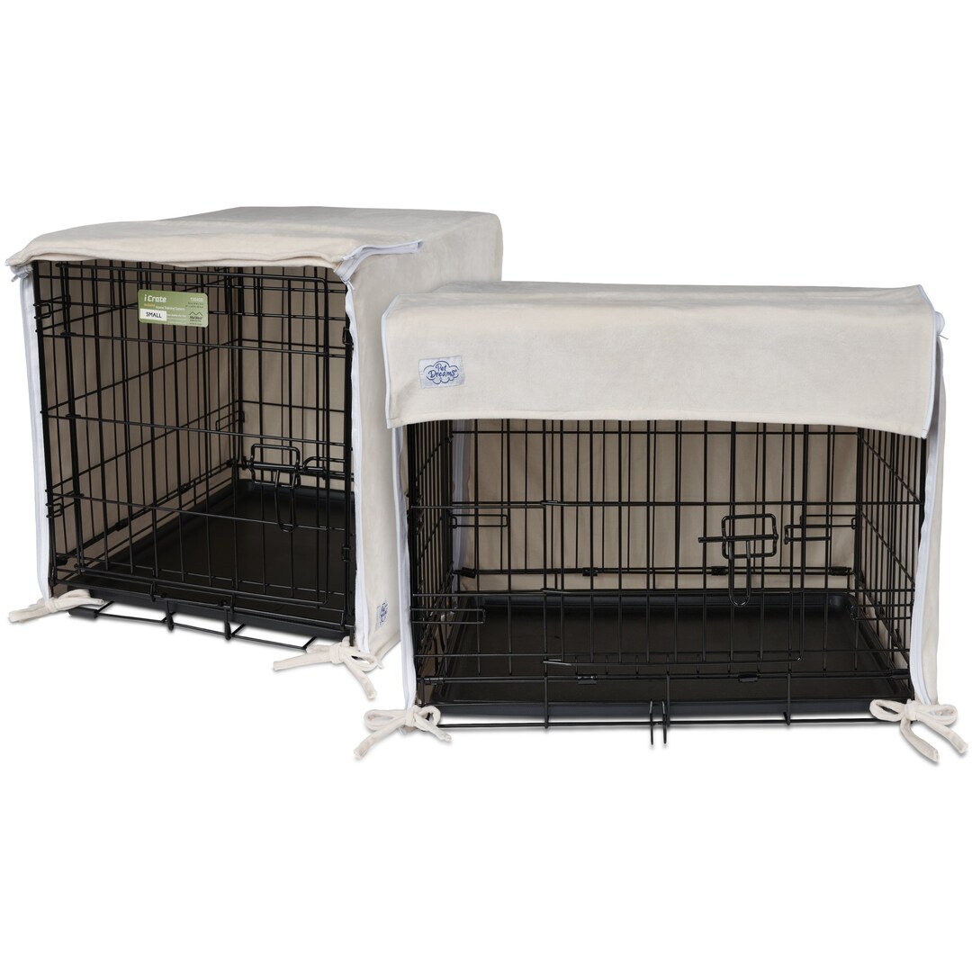 Pet Dreams Breathable Crate Cover Dog Crate Cover for Single Door Wire ...
