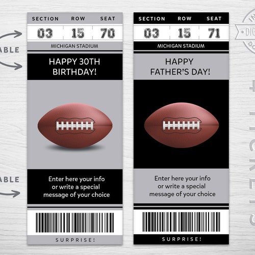 Digital Los Angeles Colors Sport Surprise Ticket Gift - Etsy