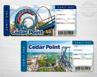 Cedar Point Gold Pass - Etsy