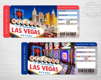 Las Vegas Boarding Pass