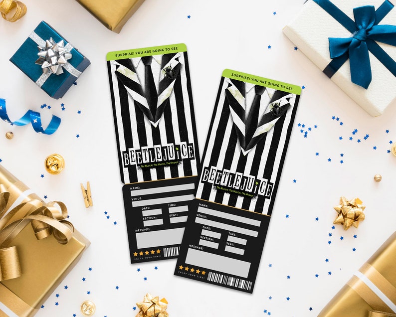 Buy Printable Beetlejuice Broadway Surprise Ticket Beetlejuice Online