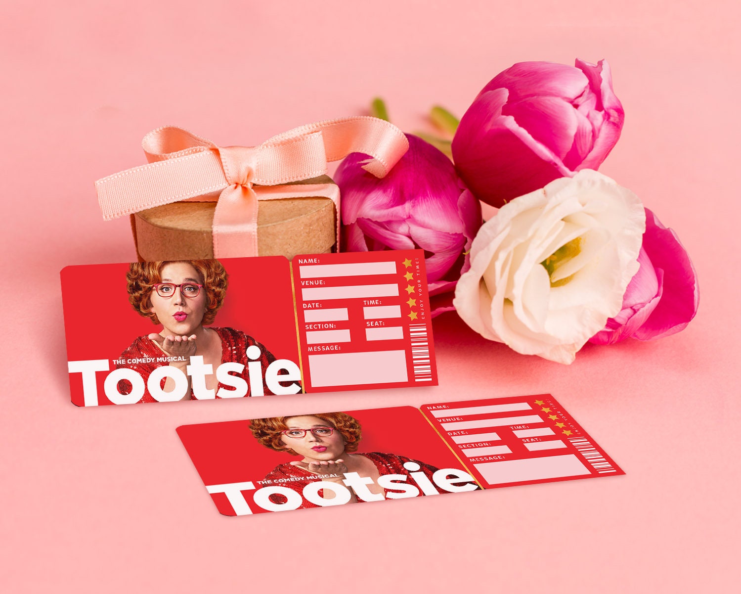 Printable Tootsie Broadway Surprise Ticket Tootsie the Etsy