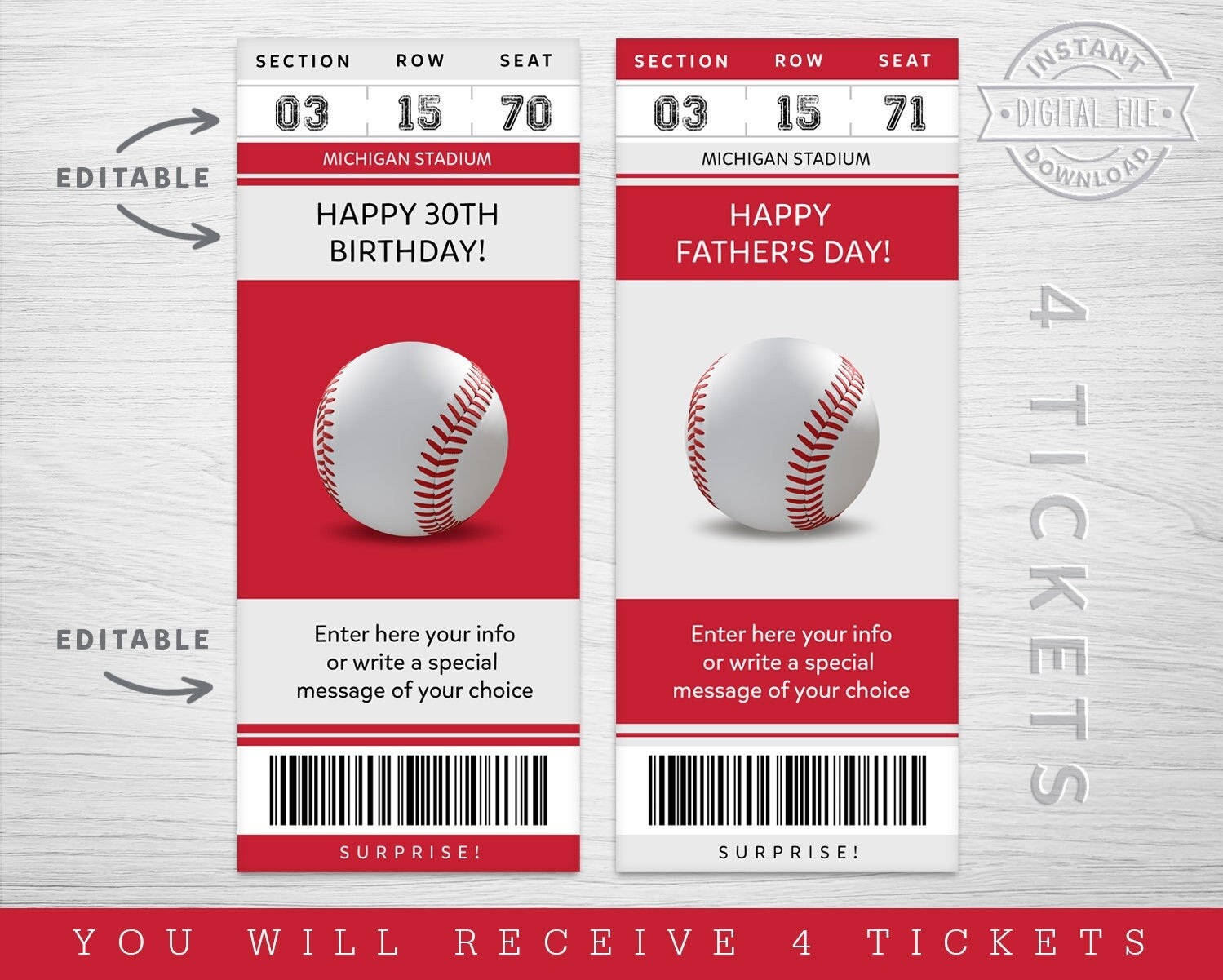 free printable red sox ticket
