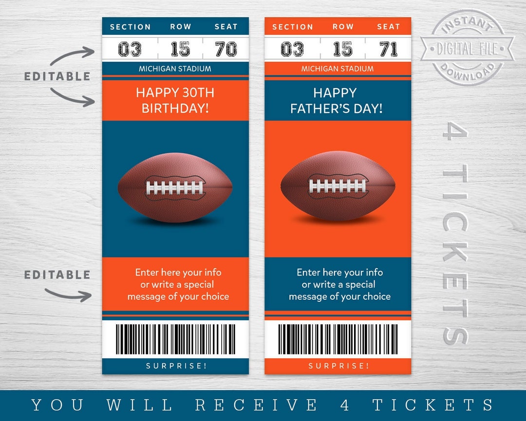 Digital Miami Colors Surprise Ticket Gift, Miami Sport Game Ticket