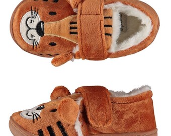 Slippers children cuddly soft cute animal motifs for boys and girls (size 25/26,27/28 and 29/30) Gift Birthday Christmas